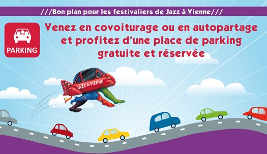 Parking réservé au covoiturage et à l'autopartage